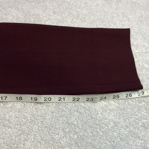Vince maroon side zip seamed pants - Picture 8 of 9